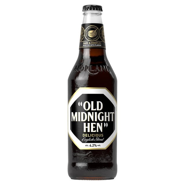 Old Midnight Hen Stout Beer Bottle 4.2%   500ml GOODS M&S   