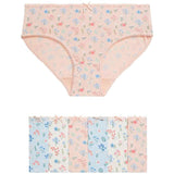 M&S Girls Cotton Rich Floral Knickers 2-12 Years 7 Pack GOODS M&S   