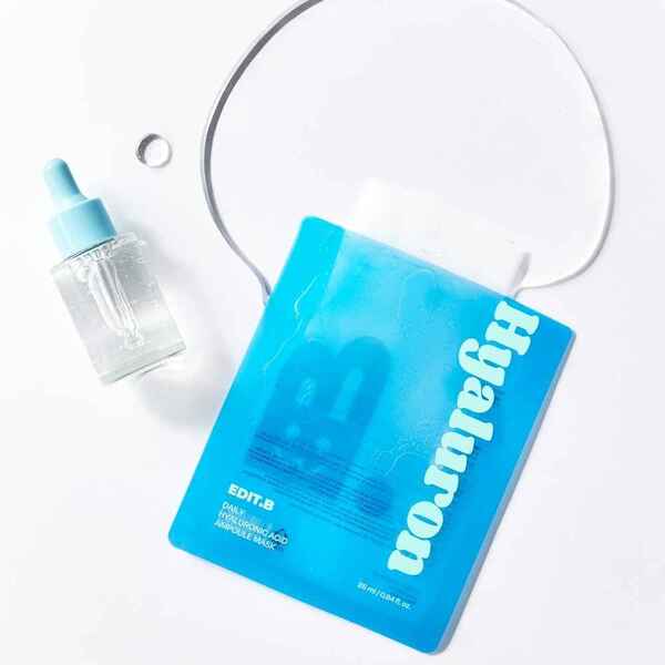 EDIT.B Hyaluronic Acid Ampoule Mask 1pc, UK version