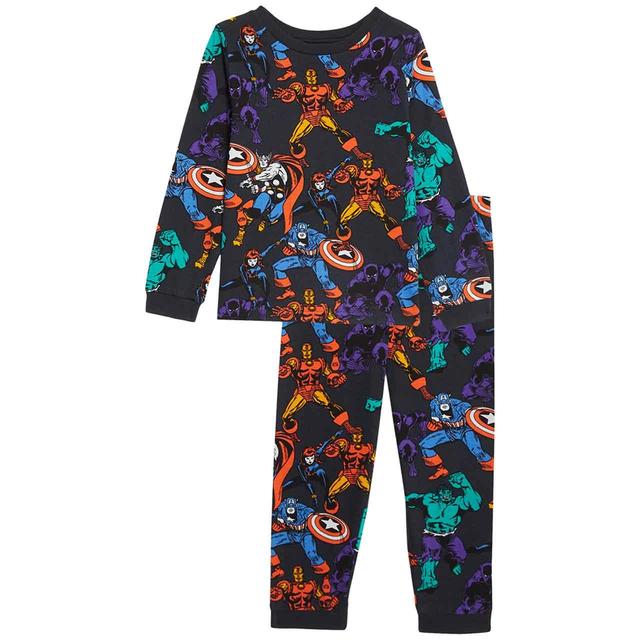 M&S Marvel Pyjamas 3-7 Years Carbon GOODS M&S   