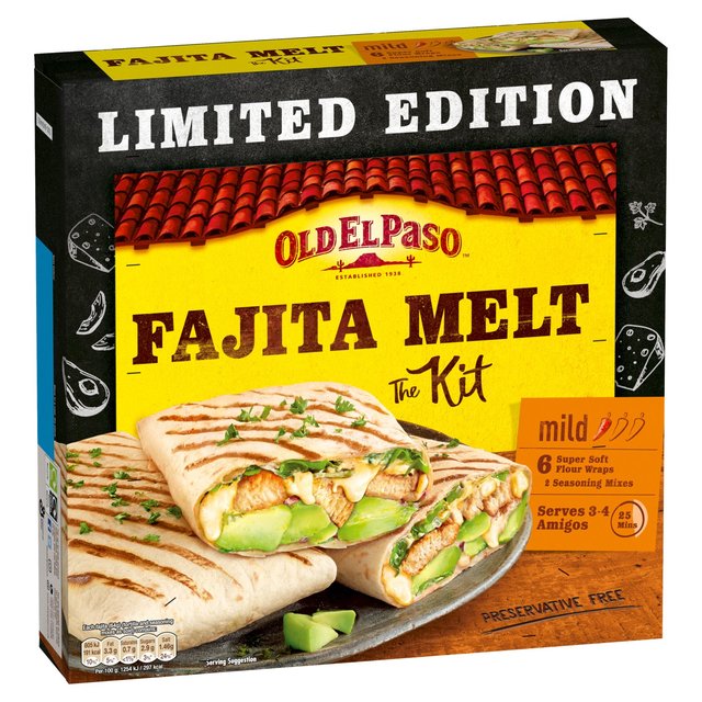 Old El Paso Fajita Melt Kit   385g GOODS M&S   