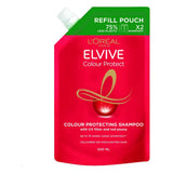 L'Oreal Paris Elvive Colour Protect Shampoo Refill Pouch for Coloured or Highlighted Hair 500ml GOODS Boots   