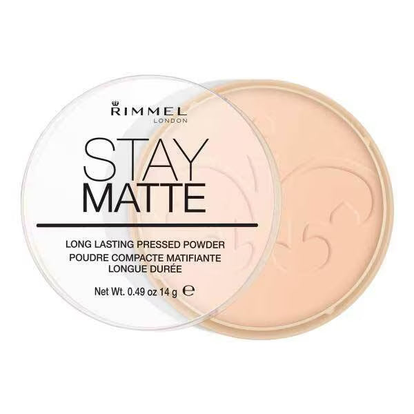 Rimmel Stay Matte Pressed Powder Warm Beige 6, imported from the UK