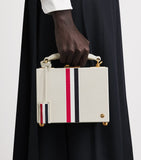 Thom Browne grained leather attaché top-handle bag (British brand)