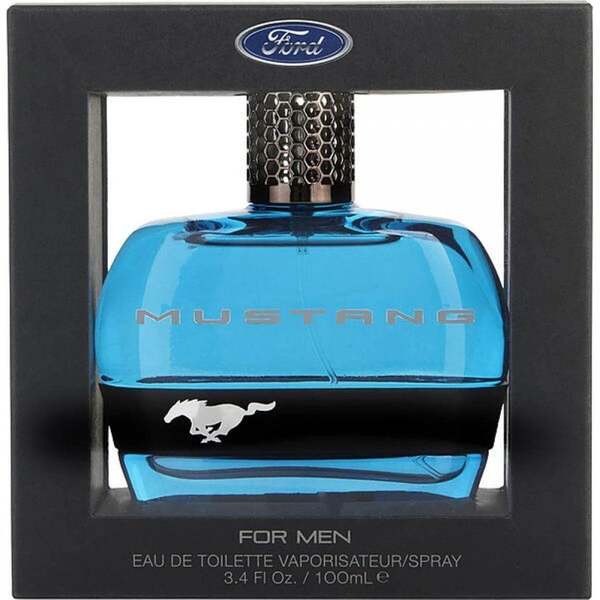 Mustang Blue 100ml EDT spray fresh woody men's fragrance, imported from the UK