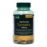 Holland & Barrett High Strength Turmeric 600mg plus Boswellia & Ginger 90 Capsules Food Supplement Holland&Barrett   