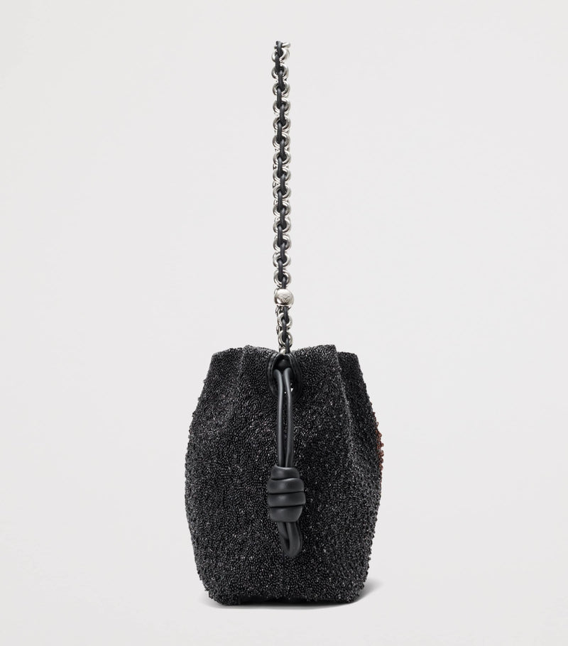 Loewe medium beaded lion flamenco clutch bag, UK version