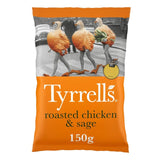 Tyrrells Roasted Chicken & Sage Sharing Crisps   150g GOODS M&S   