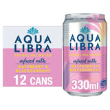 Aqua Libra Raspberry and Blackcurrant Infused Sparkling Water   12 x 330ml GOODS M&S   