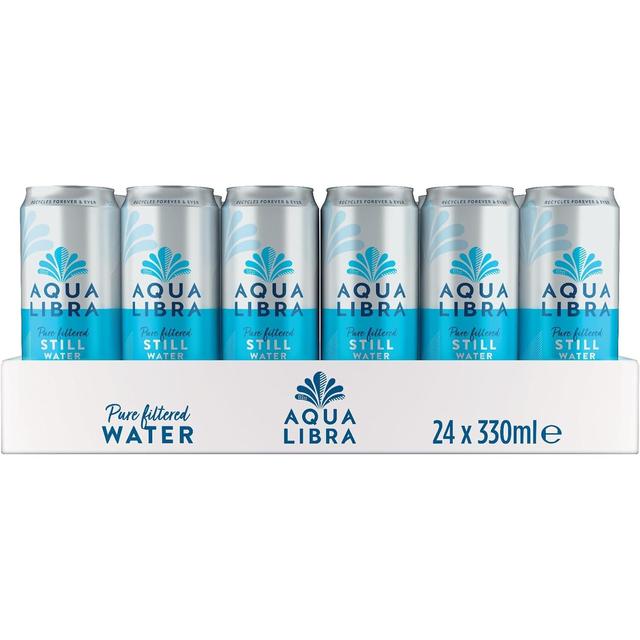 Aqua Libra Still Water   24 x 330ml GOODS M&S   