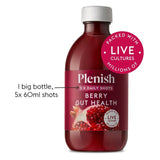 Plenish Berry Gut Health Dosing Bottle 5x Shots   300ml GOODS M&S   