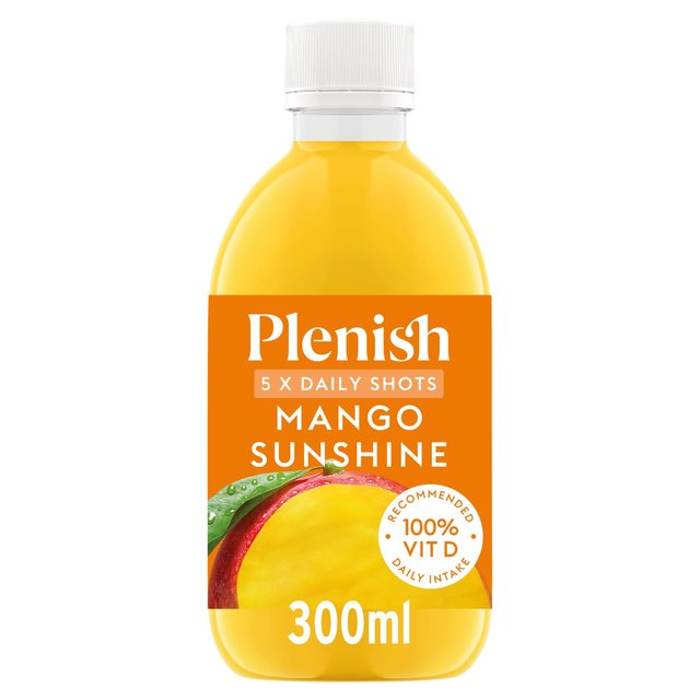 Plenish Mango Sunshine Dosing Bottle 5x Shots   300ml