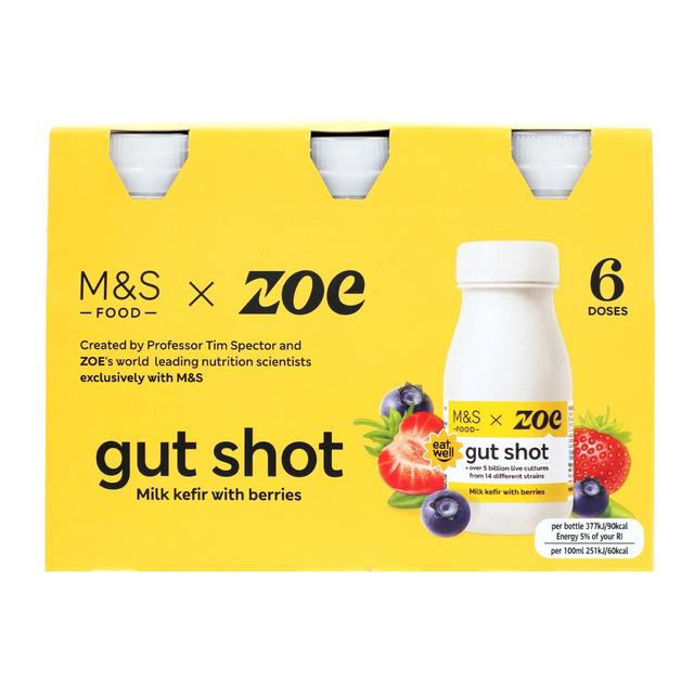 M&S x Zoe The Gut Shot Multipack   6 x 150ml