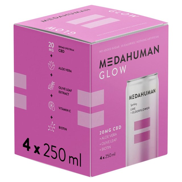 Medahuman Glow   4 x 250ml GOODS M&S   