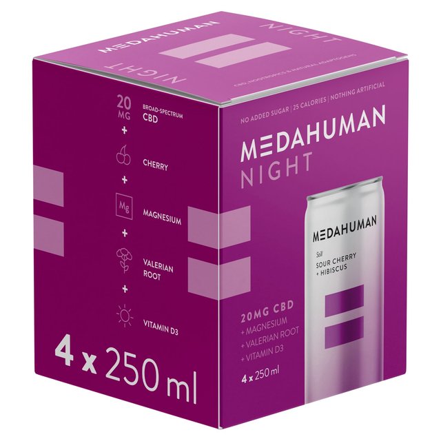 Medahuman Night   4 x 250ml GOODS M&S   