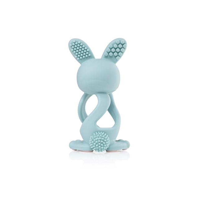 Bobbie Bunny Baby Teether Toy Eucalyptus Green GOODS M&S   