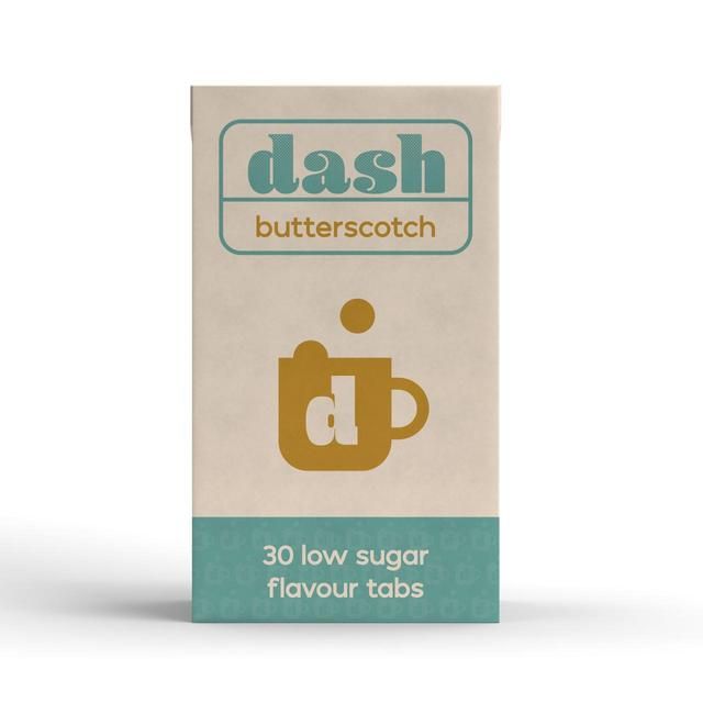 Dash Low Sugar Butterscotch Flavouring Tablets   30 per pack GOODS M&S   