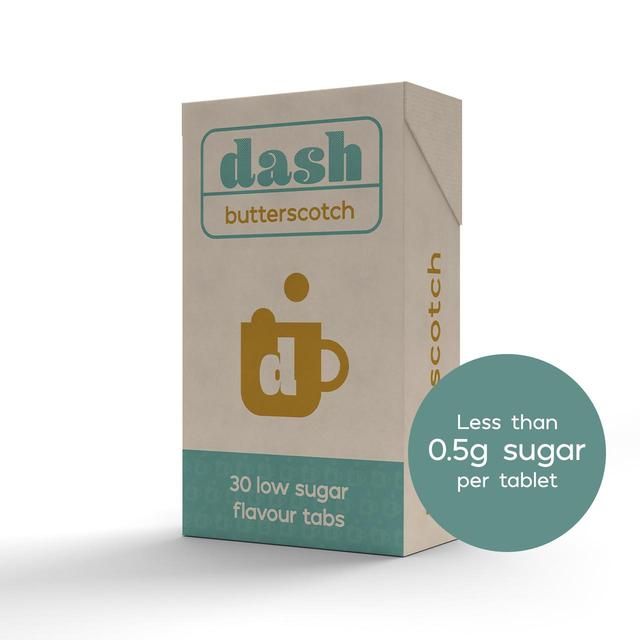 Dash Low Sugar Butterscotch Flavouring Tablets   30 per pack GOODS M&S   