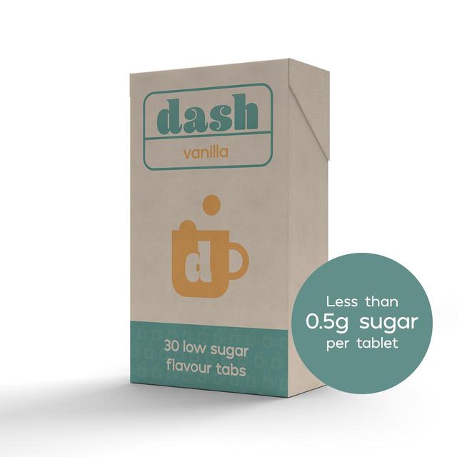 Dash Low Sugar Vanilla Flavouring Tablets   30 per pack GOODS M&S   