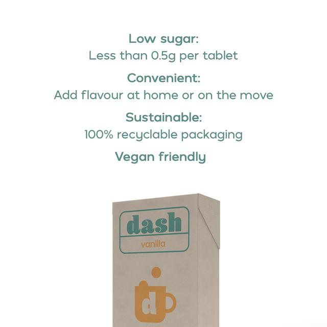 Dash Low Sugar Vanilla Flavouring Tablets   30 per pack GOODS M&S   