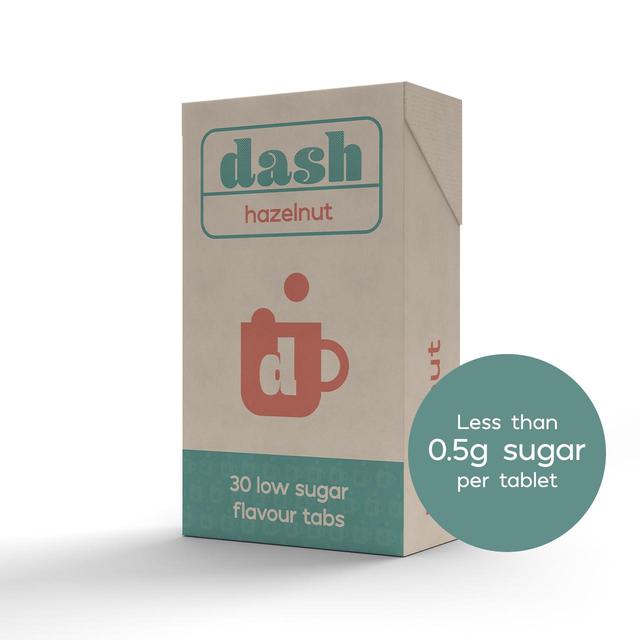 Dash Low Sugar Hazelnut Flavouring Tablets   30 per pack GOODS M&S   