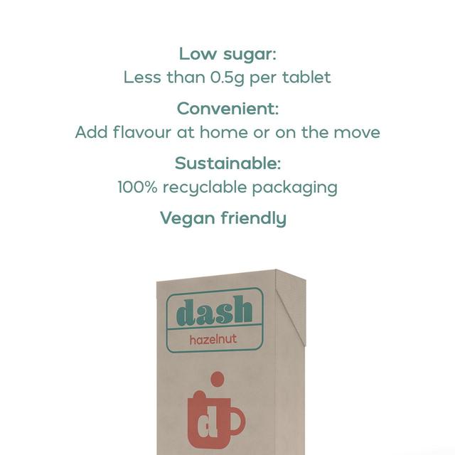 Dash Low Sugar Hazelnut Flavouring Tablets   30 per pack GOODS M&S   