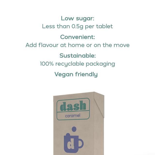 Dash Low Sugar Caramel Flavouring Tablets   30 per pack GOODS M&S   