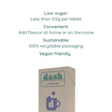 Dash Low Sugar Caramel Flavouring Tablets   30 per pack GOODS M&S   