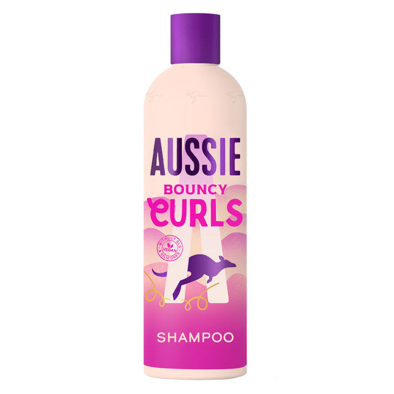 Aussie Bouncy Curls Hydrating Shampoo  For Wavy & Curly Hair  Jojoba, Macadamia Nut & Coconut Oils - McGrocer