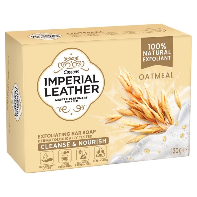 Imperial Leather Oatmeal Exfoliating Bar Soap   120g