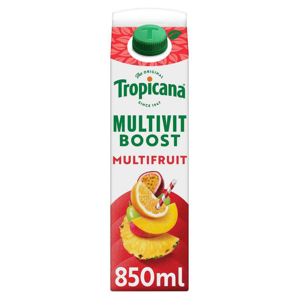 Tropicana Sensations Multivitamin Boost Fruit Juice 850ml