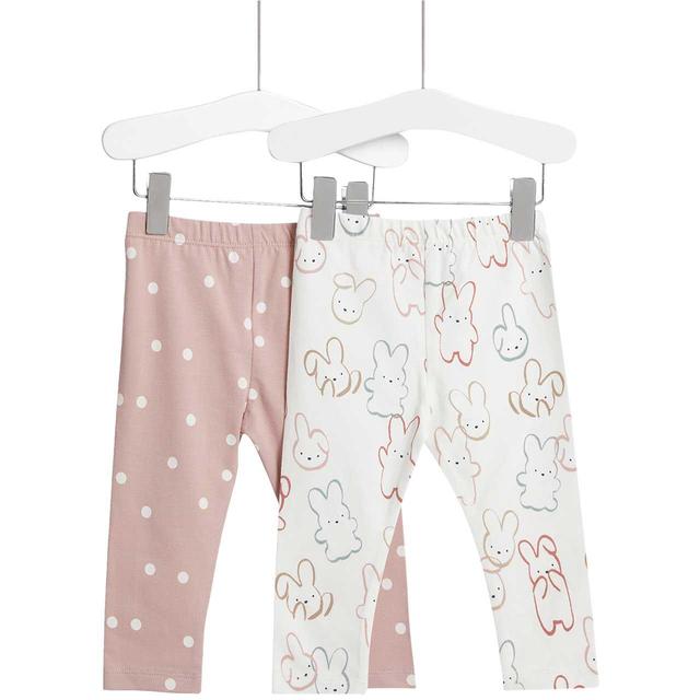 M&S Bunny Legging 0 Months-3 Years 2 Pack GOODS M&S   