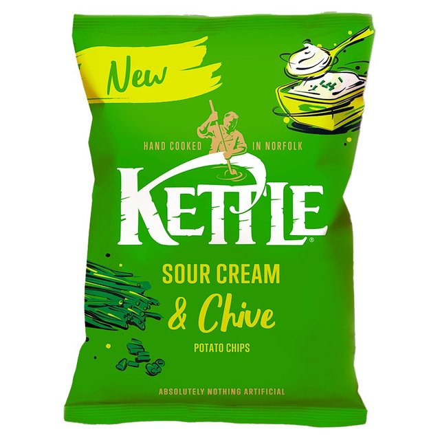 Kettle Chips Sour Cream & Chive   130g GOODS M&S   