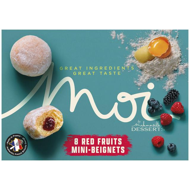 MOI Red Fruits filled Mini Beignets   8 per pack GOODS M&S   