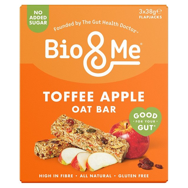 Bio&Me Toffee Apple Oat Bars   3 x 38g GOODS M&S   