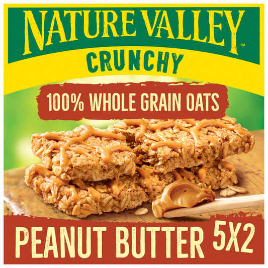 Nature Valley Crunchy Oats & Peanut Butter Cereal Bars 5x42g cereal bars Sainsburys   