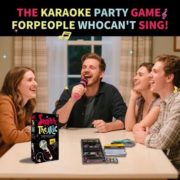 Leaper Bad Singer's Microphone Grab board game (British brand)