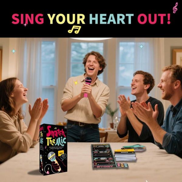 Leaper Bad Singer's Microphone Grab board game (British brand)