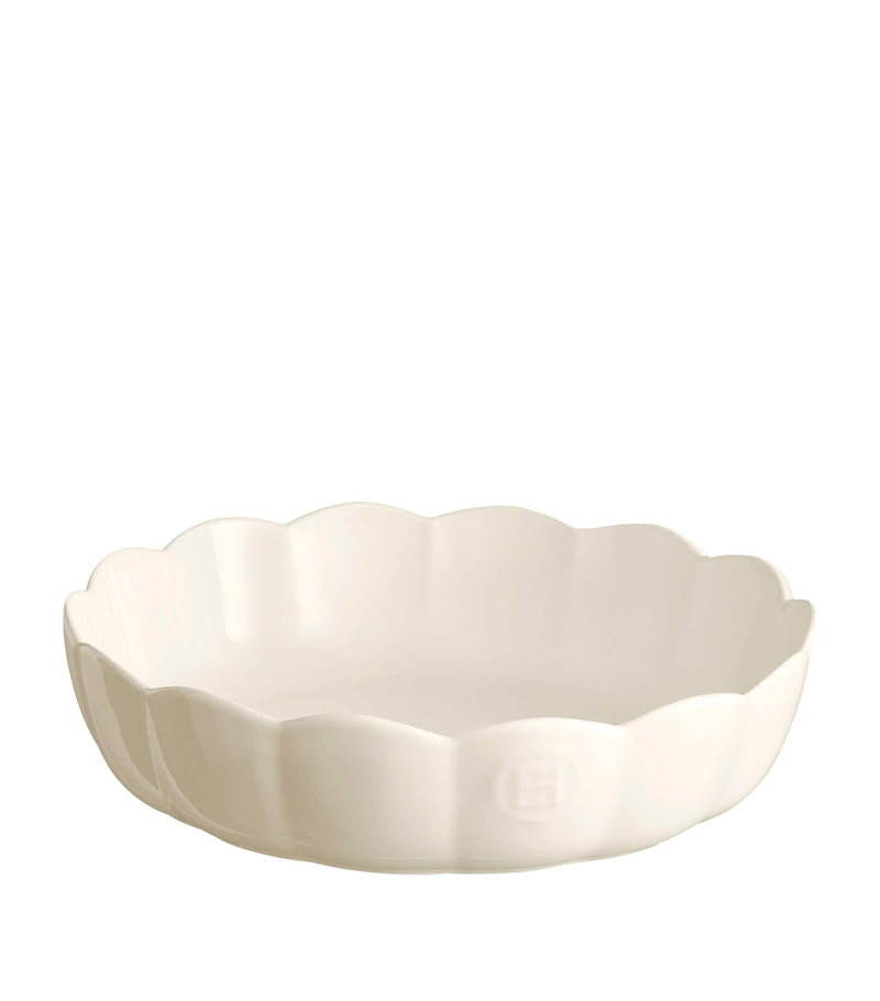 Emile Henry ceramic round baking dish 27cm - British product