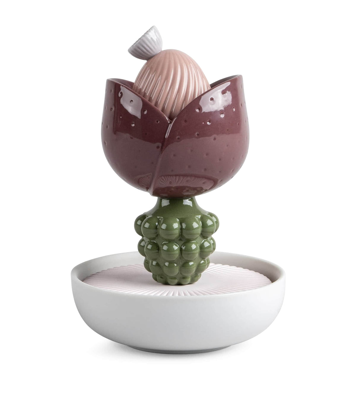 Lladró porcelain Imaginary Flower III Gardens of Valencia scent diffuser, UK version
