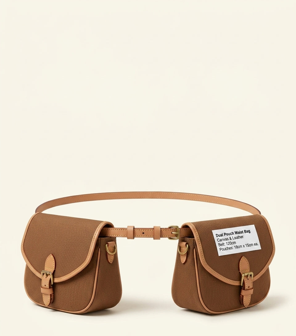 Louis Vuitton canvas Duo BB belt bag UK version