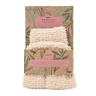 STYLPRO Badewaschhandschuh Naturfaser-Peeling