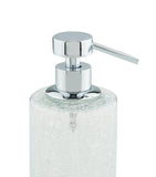 Zodiac cracked crystal soap dispenser (British brand)
