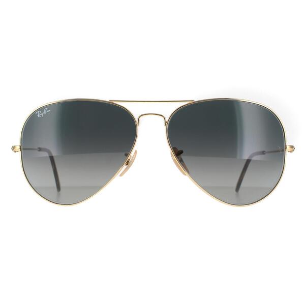 Ray-Ban Aviator sunglasses gold gradient, imported from the UK