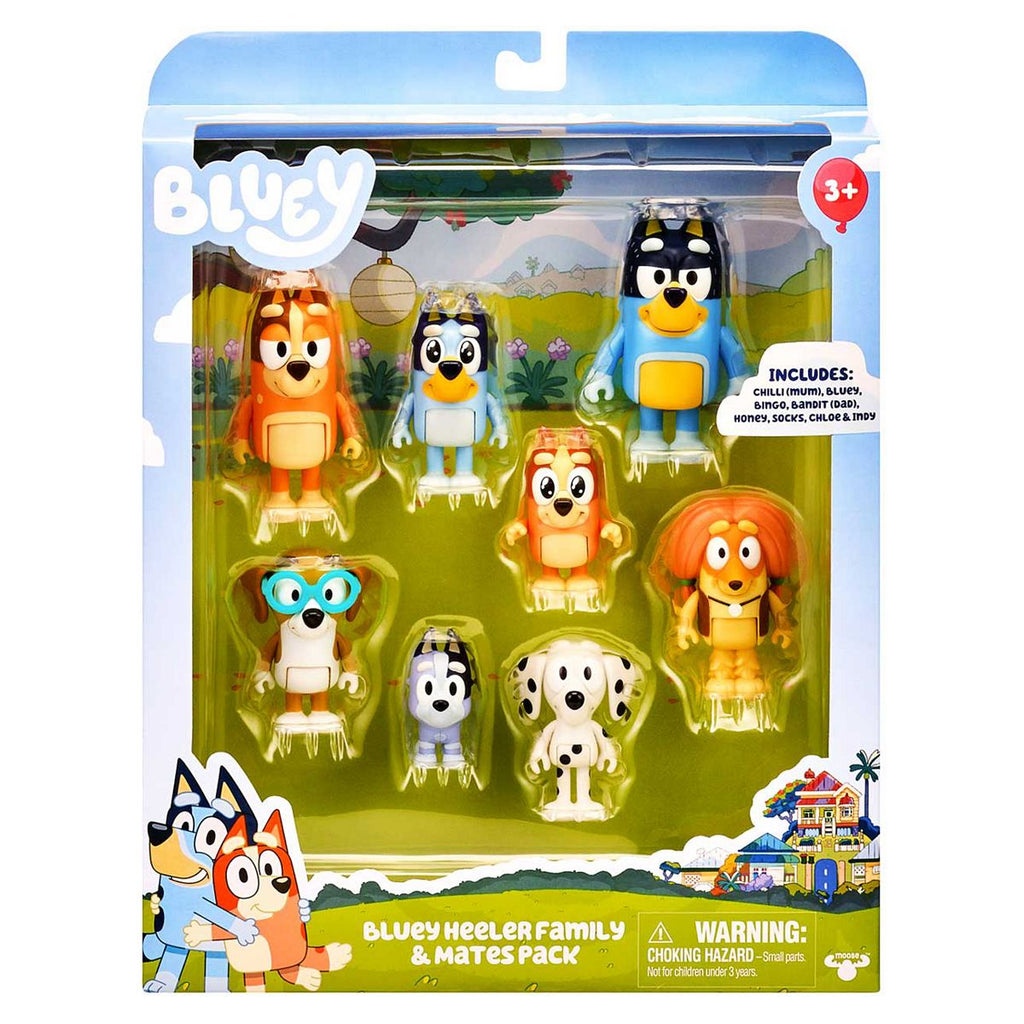 Bluey 8 Figure Multipack