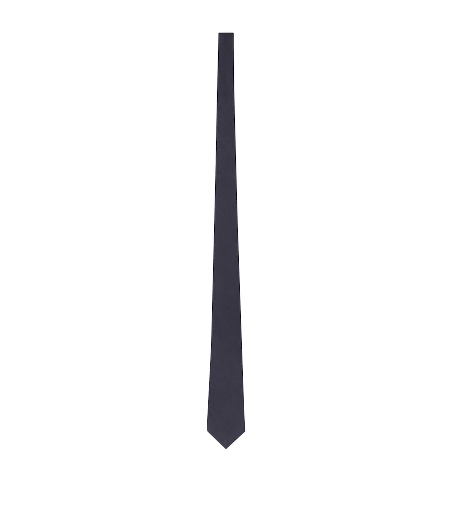 Saint Laurent silk satin tie 7cm (British brand)