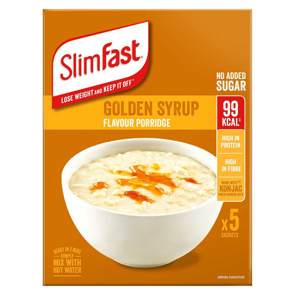 SlimFast Golden Syrup Flavour Porridge 5 x 29g