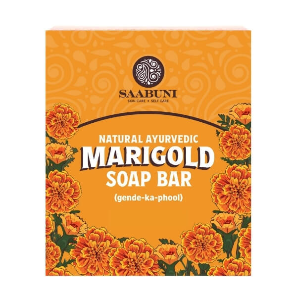 Saabuni Marigold soap bar 90g, UK version