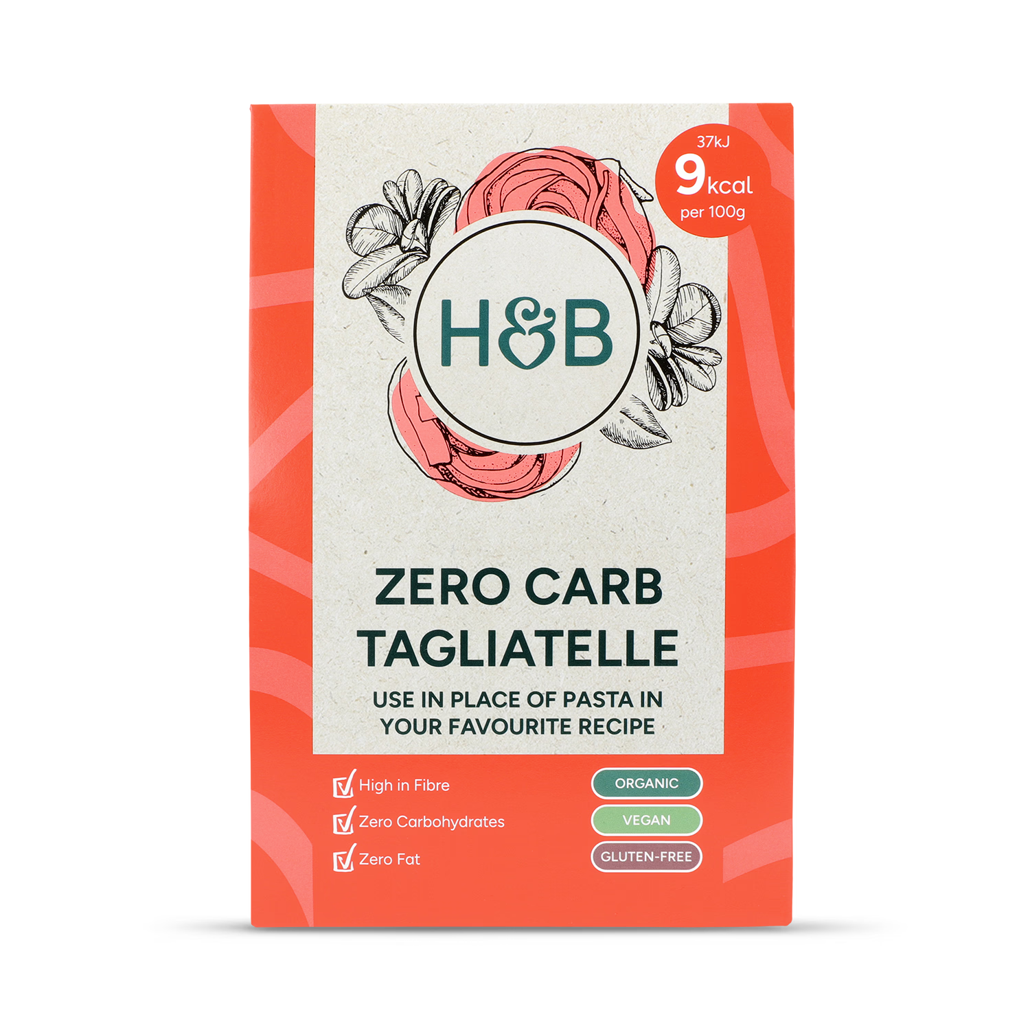 Holland & Barrett zero carb tagliatelle pasta 270g, UK version