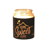Aroma wax melt burner black Home Sweet Home - British product